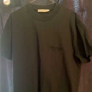 Fear of God Essentials T shirt stretch limo black size Small